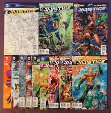 Justice League #1, 2, 3, 4, 5, 6, 7, 8, 9, 10, 11 & 12 (DC 2012) 12 x comics.