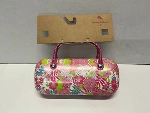 TOMMY BAHAMA KIDS NWT Pink Floral Clamshell Case - Picture 1 of 5