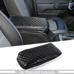For Chevy Colorado/GMC Canyon 2014+ Center Console Armrest Cover Pad Mat Carbon - Picture 1 of 8