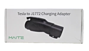 For J1772 to Tesla Charging Adapter 80A AC 250V For Model 3 X S Y SAE EV Charger - Bild 1 von 3