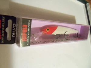 1 Rapala Deep Husky Jerk Minnow Lure DHJ12 White Red Head RH NIP - Picture 1 of 1