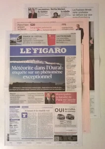 LE FIGARO N°21 318 du 16/02/2013 - Météorite dans l'Oural /Pistorius meurtre pré - Foto 1 di 10