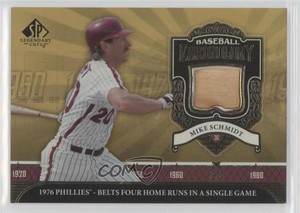 2006 SP Legendary Cuts Baseball Chronology Materials Mike Schmidt #BC-MS HOF