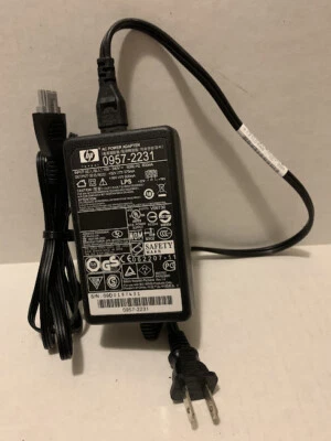 Genuine Hewlett Packard HP 0957-2231 AC Power Adapter Printer Tested !!!!! - Image 1 of 3