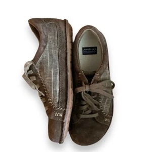Patagonia Banyon Suede Hemp Round Toe Lace Up Rubber Sole Sneakers Size 7.5 - Picture 1 of 8