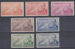 SERIES JUAN LA CIERVA - 880/886 - YEAR 1939 - FULL LUXURY - Picture 1 of 1