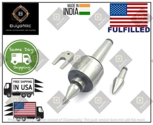 CNC Lathe Live Revolving Center MT4 w/ Interchangeable Tips 10 Microns-USA STOCK - Picture 1 of 6