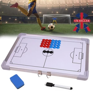 Magnetic Football Tactics Boards Coaching Tactic Training Board Double-Sided UK - Picture 1 of 10