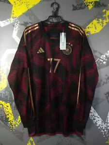 Germany Long Sleeve Jersey Away football shirt 2022 - 2024 Adidas Men XL ig93 - Picture 1 of 9