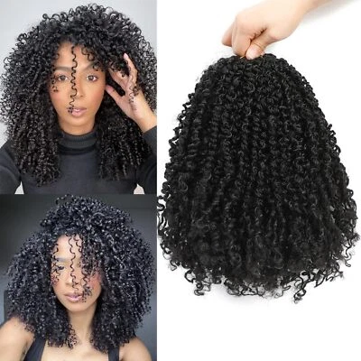 Extensiones Micro Trenzas Rizadas Pre-torcidas Cabello Crochet Torcido Corto Afro Passion Foto 1 de 4