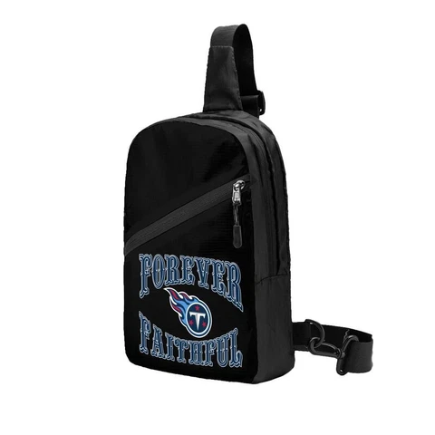 Forever Faithful Tennessee Titans Chest Package Folding Cross-body Chest Bag Cover