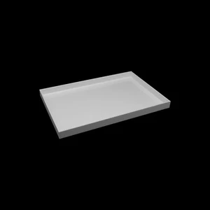 Grünke® Deko Tablett aus Acryl in weiß verschiedene Größen - Wanne - Schale - Bild 1 von 4