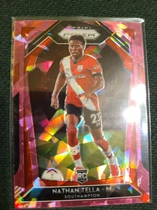 Panini Prizm Premier League 20/21 Nathan Tella Southampton Pink Ice Prizm #77 RC - Zdjęcie 1 z 1