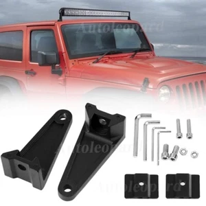 Auxbeam Light Bar Universal Side Mounting Brackets for Offroad Trucks Car Jeep - Picture 1 of 10