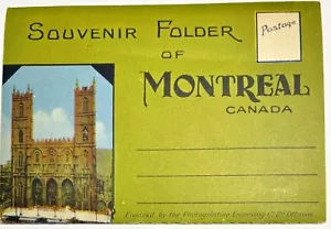 Vintage Postcard Souvenir Folder of Montreal Canada - 16 Views Excellent Cond - Picture 1 of 6