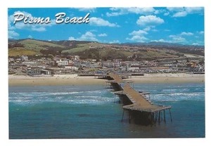 Postcard California Pismo Beach Pier San Luis Obispo County - Picture 1 of 2