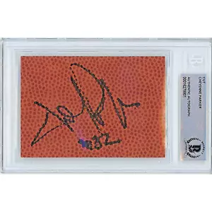Cheyenne Parker Signed Basketball Cut WNBA Chicago Sky Auto Beckett BAS Slab - Picture 1 of 5