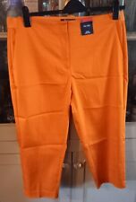 The Mia Cropped Trousers Orange Mark's & Spencer Size 18