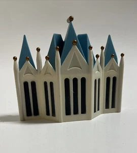 Parco Tematico Disney Castello di Cenerentola Monorotaia Play Set Parte Gotico Finestra e Tetto - Foto 1 di 3