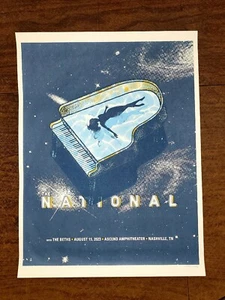 The National Concert Poster NASHVILLE OFFICIAL SIGNED #/75 Print 8/15 2023 - Picture 1 of 12