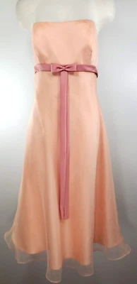 NWT Alfred Angelo Dress - Size 12 - Peach - Image 1 of 4