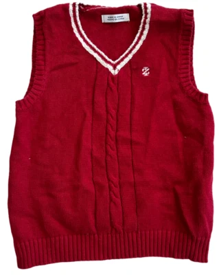 Chaleco suéter rojo mediano (5/6) Izod para niño Foto 1 de 4