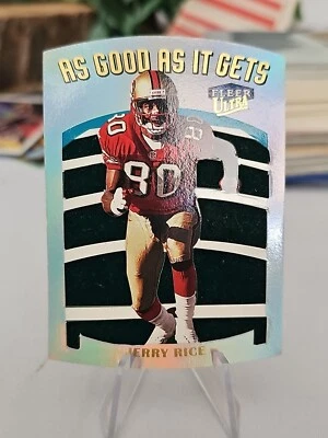1999 Fleer Ultra CASE HIT "As Good as it Gets" Jerry Rice #8AG HOF - Image 1 of 4