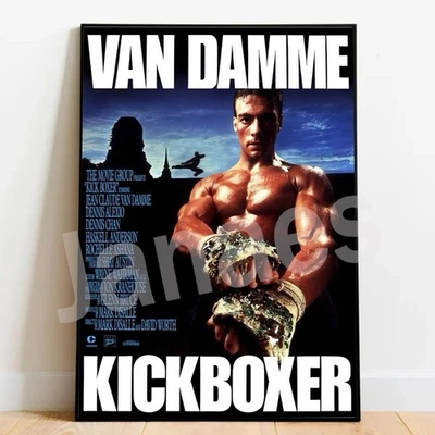 Kickboxer 1989 Poster Van Damme Movie Film Print, NoFrame, Retro Movie Poster - Image 1 of 2