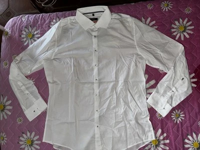Seidensticker Camicia Puro Cotone XL Slim Nuova - Immagine 1 di 4