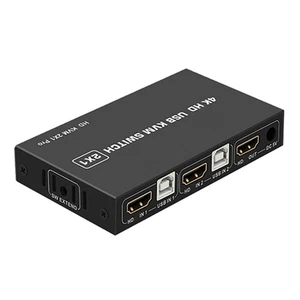 -Compatible USB KVM with 3 Ports -Compatible Splitter 4K 60HZ Desktop7546 - Afbeelding 1 van 10