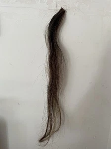 GREY NATURAL ROCKING HORSE TAIL HAIR SUITABLE TOY HORSE / ARTS CRAFTS MAY 10 - Picture 1 of 1