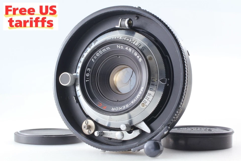 Rare F.C. [N MINT] Mamiya Sekor 65mm f/6.3 Lens Universal Press Super From JAPAN - Image 1 of 4
