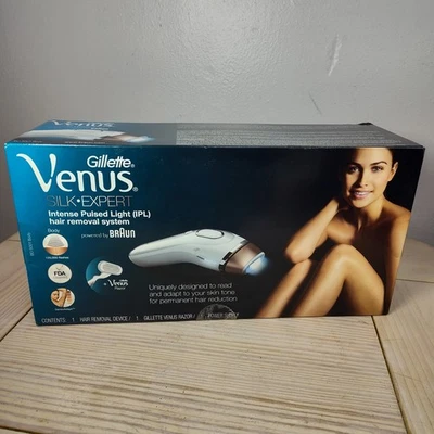 New Braun IPL Gillette Venus Silk 5 Expert Laser Body Hair Removal System 6029 - Image 1 of 4