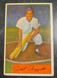 1954 Bowman Phil Rizzuto #1 VG New York Yankees Creases  - Picture 1 of 2