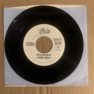 Connie Smith, 45 rpm, Promo, VG+, Hold Me Back, 34-06250 - Picture 1 of 2