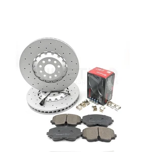 FOR VW ARTEON R GOLF R TIGUAN R 2.0 R FRONT BRAKE DISCS BREMBO PADS 357mm - Picture 1 of 11