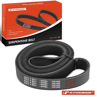 Cinturón serpentino A-Premium 65,36 pulgadas para Honda Civic 2002-2005 Acura CSX L4 2,0 L Foto 1 de 4