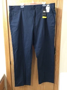 LEE HERREN REGULAR GERADE HOSE 43 x 29 DEEP NAVY BLAU NEU MIT ETIKETT VIER TASCHEN - Bild 1 von 7