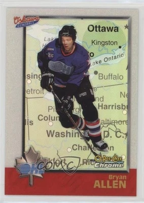 1998-99 Bowman Chrome CHL O-Pee-Chee International Refractor Bryan Allen #25 - Image 1 of 2