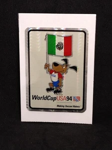 Adesivo olografico Messico WORLD CUP USA 94 FARE STORIA DEL CALCIO RARO - Foto 1 di 10