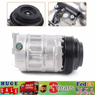 For Mercedes-Benz E320/ML320 3.2L 1996-2002 Air Conditioner Compressor W/Clutch Foto 1 de 4