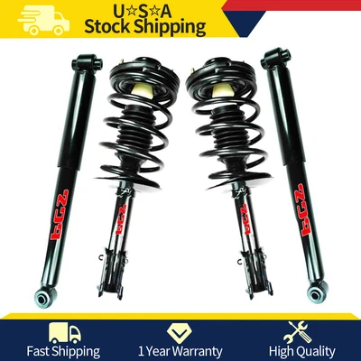 Комплект из 4 передних полных стоек и задних амортизаторов для 01–10 Chrysler PT Cruiser FCS - Изображение 1 из 4