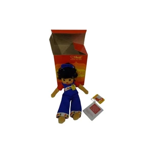 Vintage Steiff Marc Jeans Doll 7872/28 w Tags Button Original Box West Germany - Picture 1 of 16