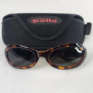 Bolle' Shawnee Sonnenbrille mit Seitenschutz Damen Schildpatt-Gestell schwarze Gläser Italien - Bild 1 von 13