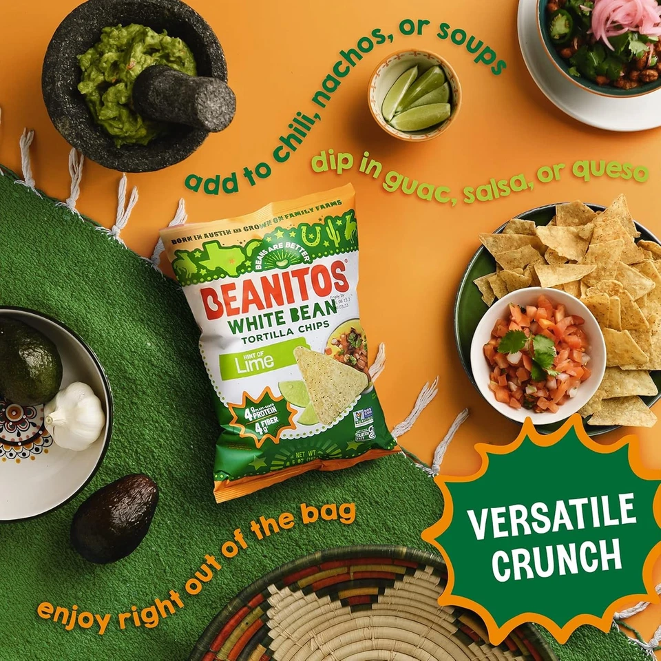 Beanitos White Bean Chips, Hint of Lime, 5 Ounce - Image 1 of 1