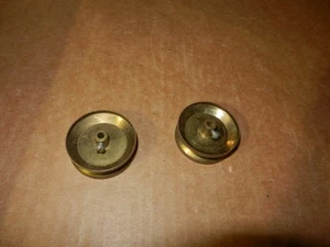 2 A C Gilbert Erector "NX" Tread Pulleys, Original - Picture 1 of 2