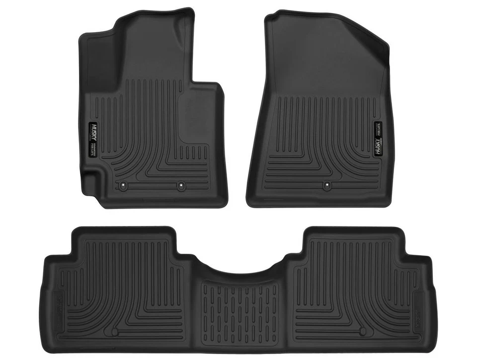 Husky Liners Weatherbeater Floor Mats Fit 2014-2019 Kia Soul - Front/2nd Black - Изображение 1 из 4