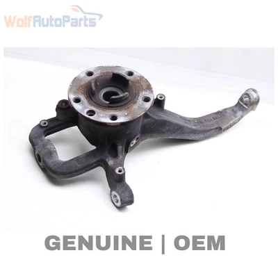 2011-2015 AUDI Q7 4L - Front LEFT Spindle Knuckle W/ Wheel Bearing 7P6407245A - Image 1 of 4