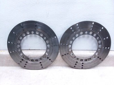 Пара передних тормозных дисковых роторов Kawasaki 550 GPZ KZ550-D GP-Z GPz550 1981 ANX-C49 - Изображение 1 из 4