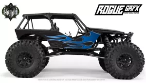 Axial Wraith Graphic Wrap- Hot Rod Flames Blue - Picture 1 of 2